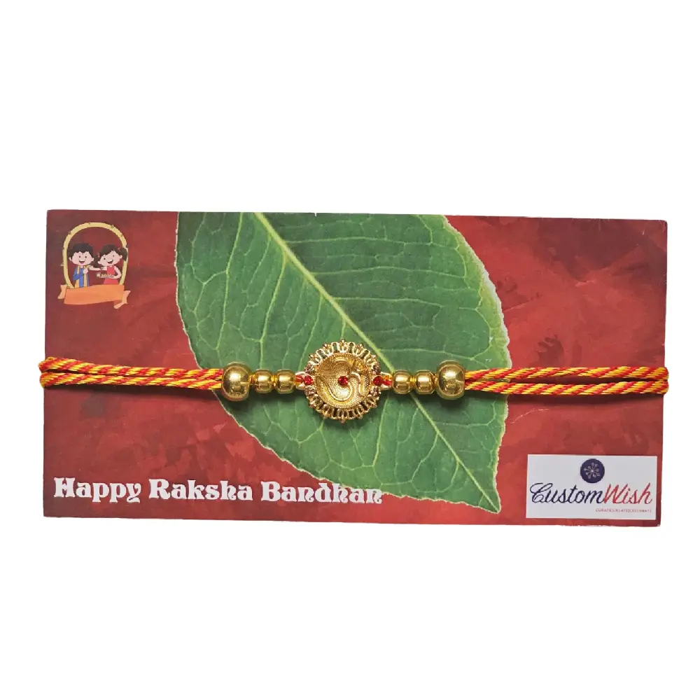 Aum Metallic Rakhi